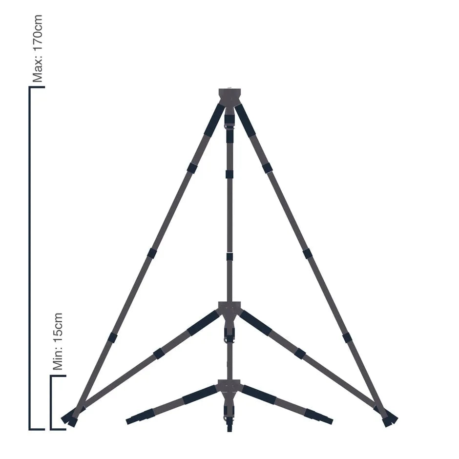 Treppiede Taurus - Fibra di carbonio - Capacità 35 kg