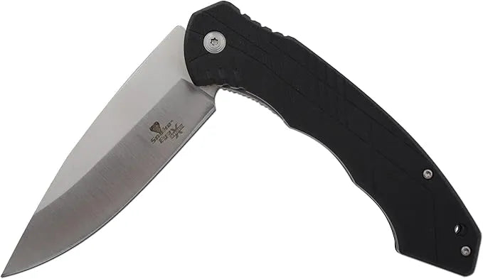 Coltello pieghevole Xtreme con cuscinetto a sfera girevole - Nero