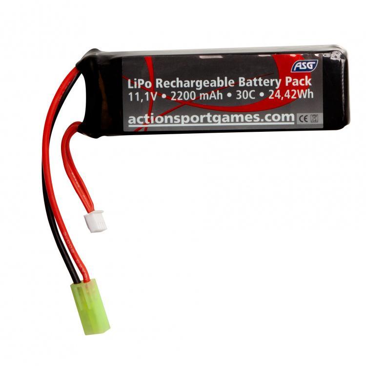 ASG Batteri Li-Po - 11.1V 2200 mAh 30C - Tamyia - gameon.eu