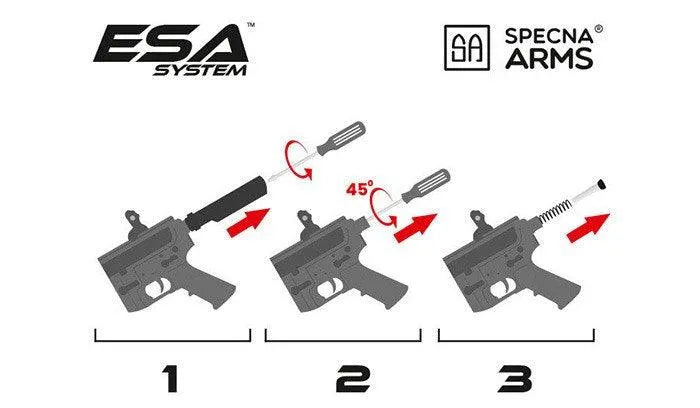 C09 CORE™ HAL ETU™ Carbine Elektrisk Airsoft AEG - Svart - Game-On.no