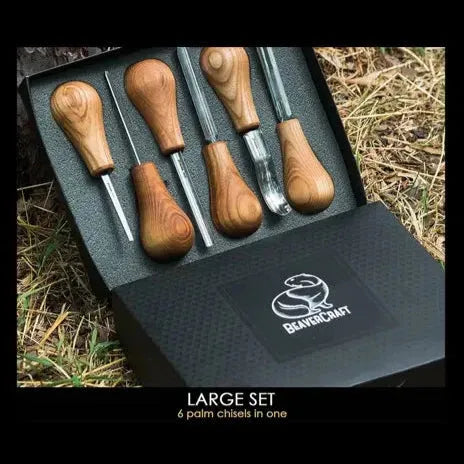 SC05 - Set Scalpelli per Intaglio del Legno - Set di 6 coltelli