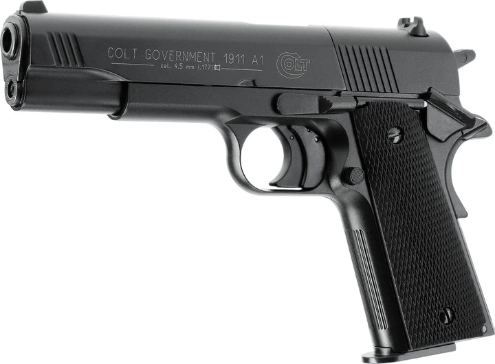 Colt Government 1911 A1 Black Luftpistol - 4.5mm - Game-On.no