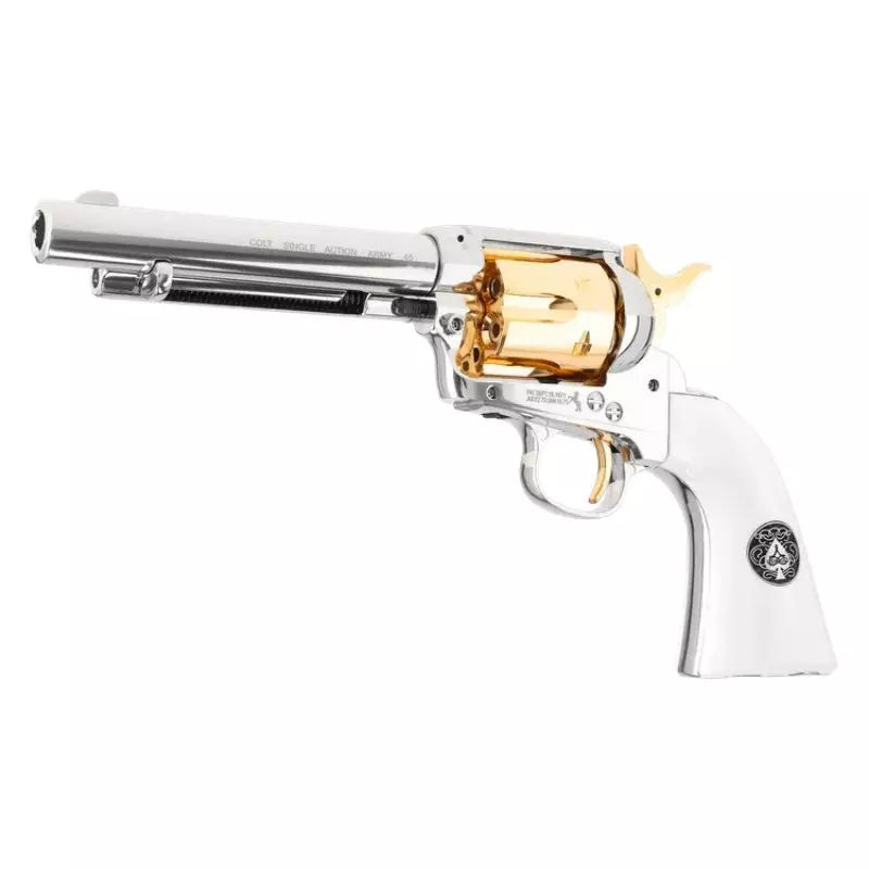 Peacemaker SAA .45 Smoke Wagon - Revolver alimentato a CO2 - Pallini da 4,5 mm