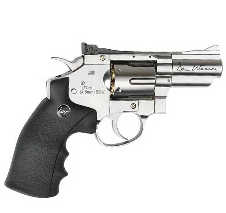 Dan Wesson Revolver 2.5 Sølv - 4.5mm Pellets - gameon.eu