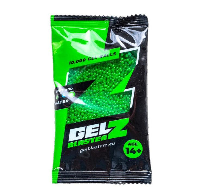 Gel Balls - Gel Blasterz - Grønne - 10 000stk - Game-On.no