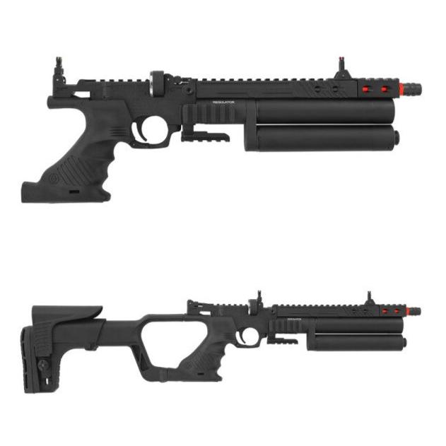 Pistola ad aria compressa Hatsan Jet 2 RG PCP - Pistola ad aria compressa da 4,5 mm con pallone