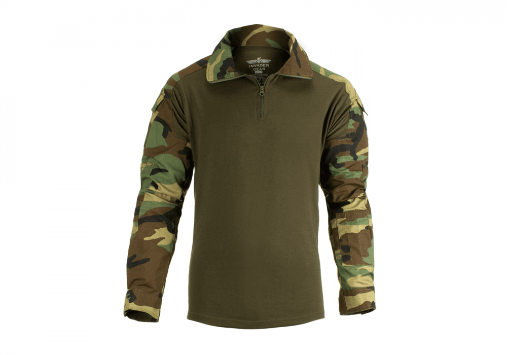 Invader Gear - Combat Shirt - Woodland - gameon.eu