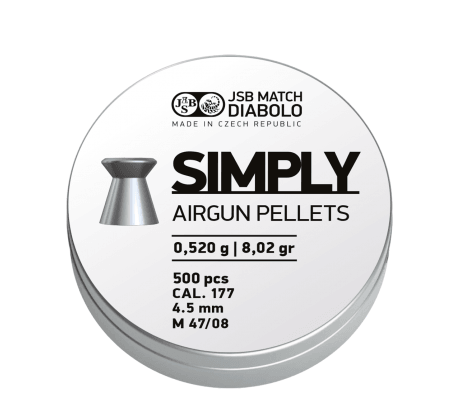 JSB Simply Pellets til Luftvåpen - 4.50mm - 500stk - gameon.eu