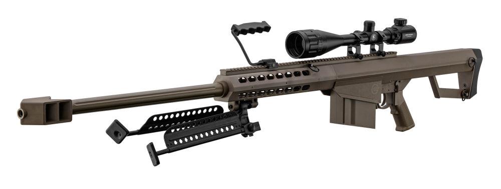 LT - Barrett M82 Sniper PAKKE Fjærdrevet Softgun - TAN - gameon.eu