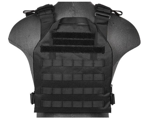 LT - Light Plate Carrier Vest - 1000D Cordura - Svart - gameon.eu