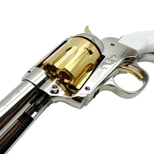 Peacemaker SAA .45 Smoke Wagon - Revolver alimentato a CO2 - Pallini da 4,5 mm