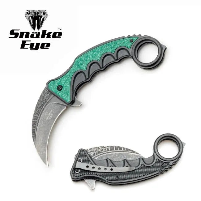 SE - Karambit Folekniv - Stonewashed Blad - gameon.eu