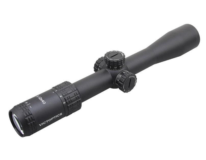 Vector Optics - S4 Kikkertsikte 3-12x40mm med Parallaxjustering - Game-On.no