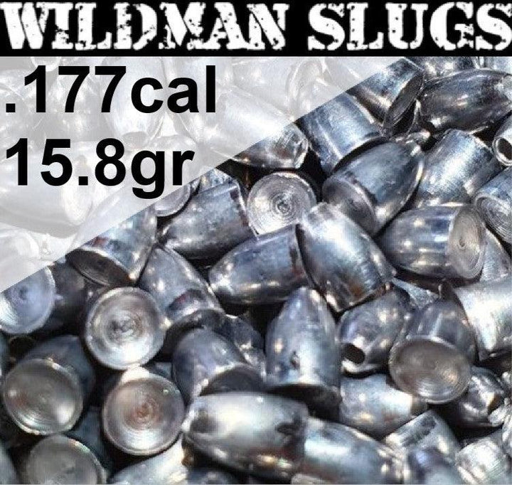 Wildman Hulspiss Slugs til Luftvåpen 4.5mm(.177) - 15.8gr 200stk - gameon.eu