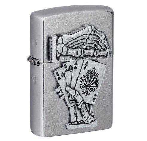 Zippo - 3D Dead Mans Hand Design - gameon.eu