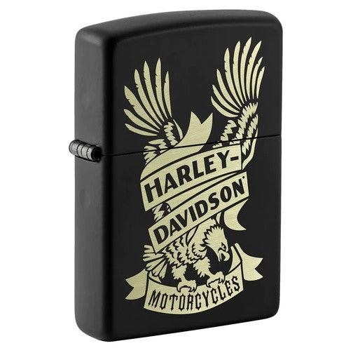 Zippo - Matt Svart Harley Davidson® - gameon.eu