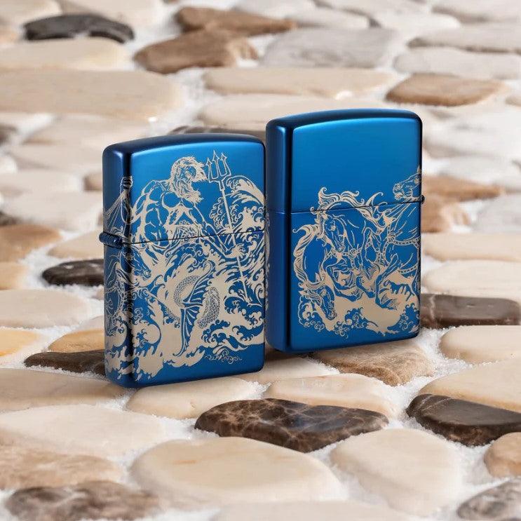 Zippo - Poseidon Atlantis Design - Game-On.no