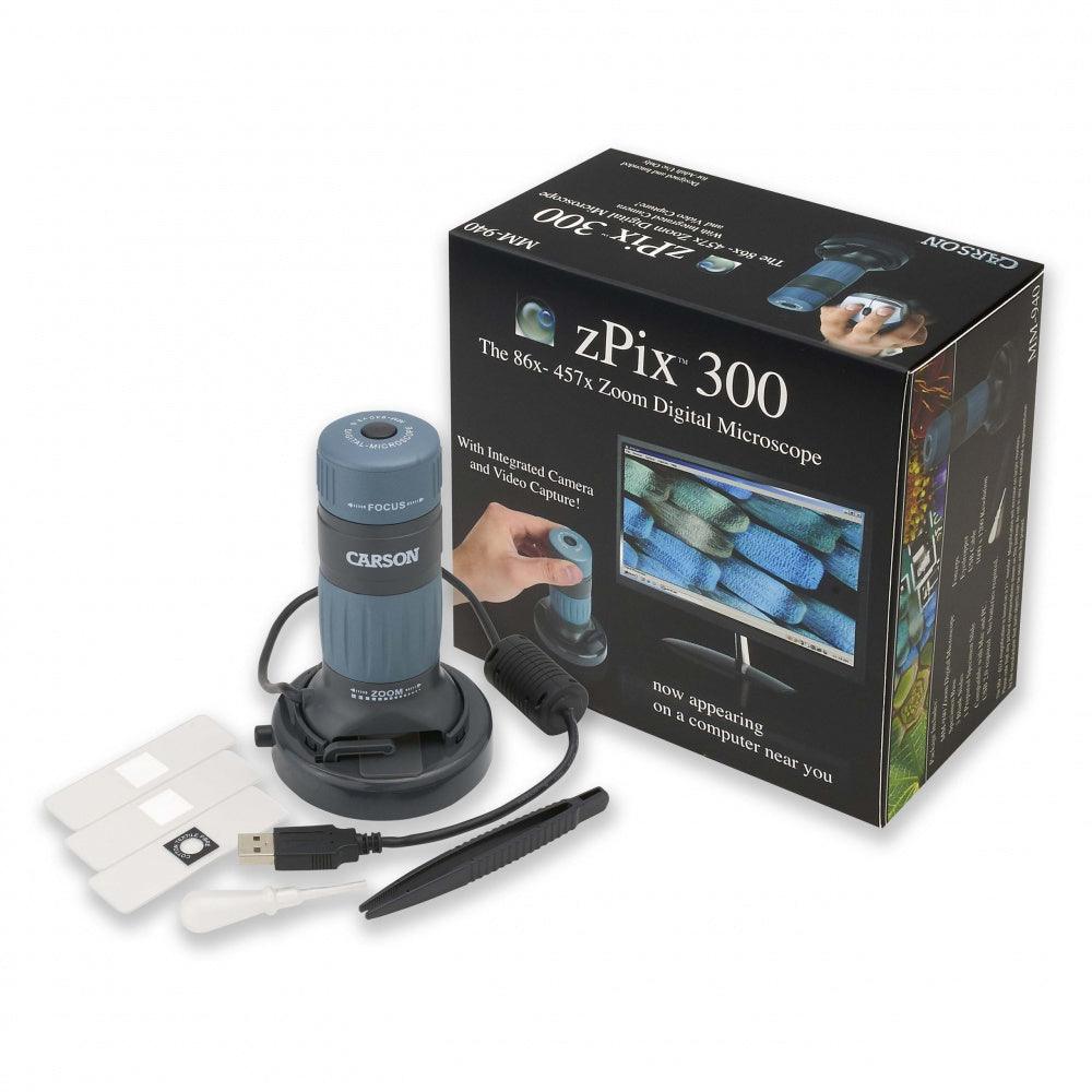 zPix 300 - 86x-457x Digitalt USB Mikroskop med Kamera og Videofu - gameon.eu